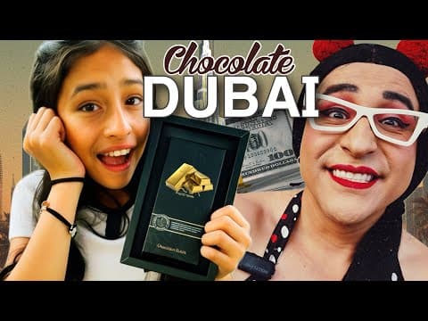 Conseguimos el chocolate de Dubai.!! 🍫💰 lo probamos por primera vez 😋
